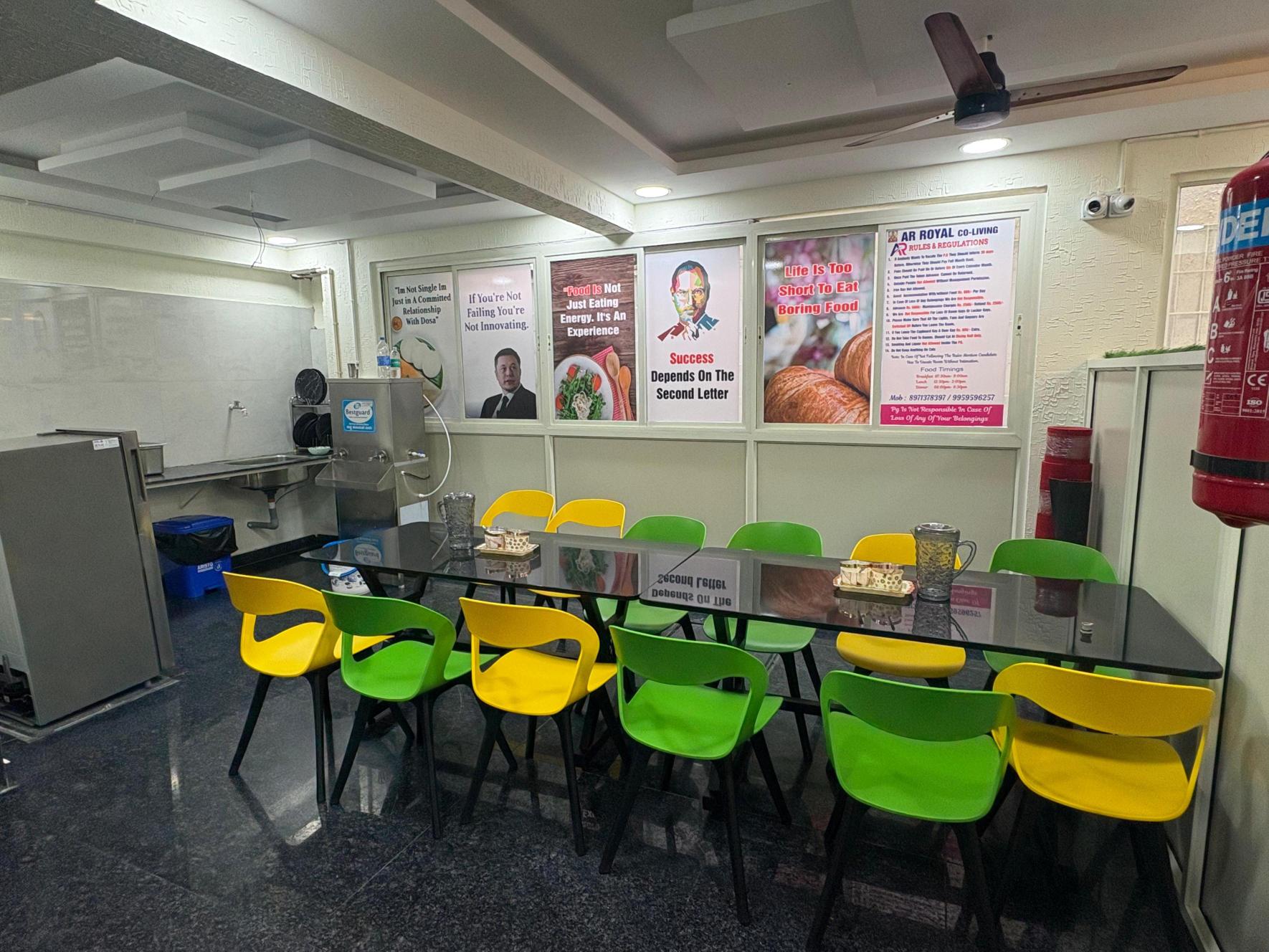 Shared dining space